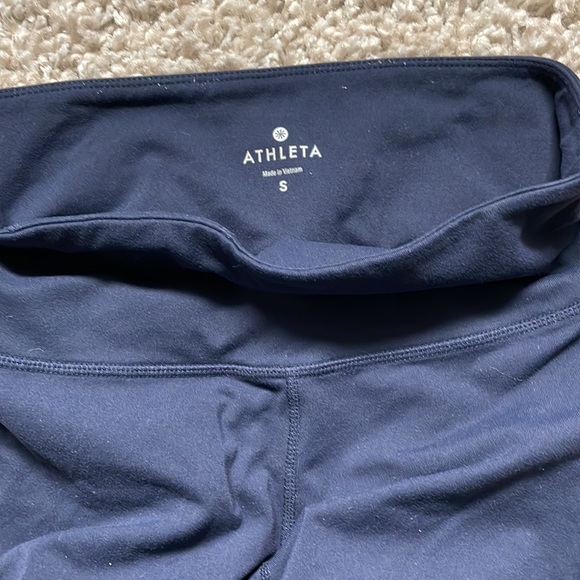 Athleta cropped leggings - navy - small - Picture 4 of 5